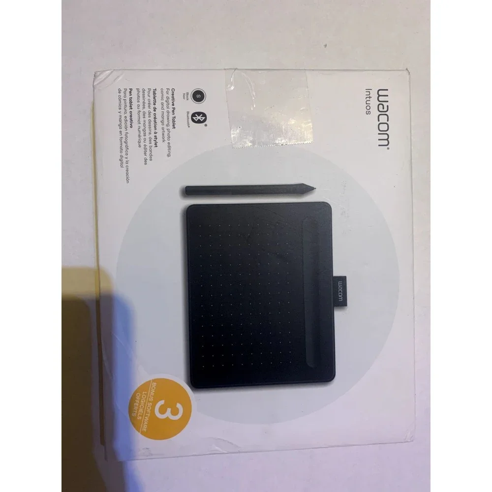 Wacom Intuos Creative Wireless Pen Graphic Tablet Bluetooth - Small, Black